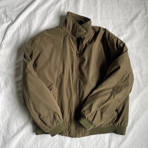 Weatherproof Garment Company men's coat w/ fleece lining, olive, size L - Picture 1 of 6